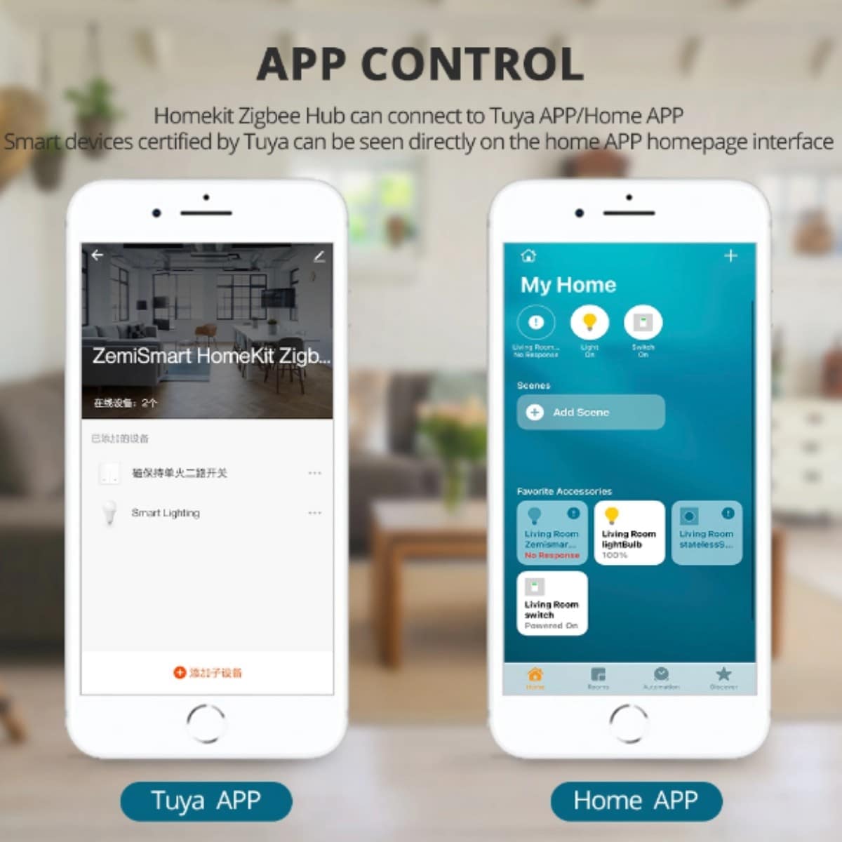 Tuya Zigbee Hub work with Homekit ZMHK-01 Smart Home BridgeZigbee Smart Home control curtain light switch sensor - Image 3