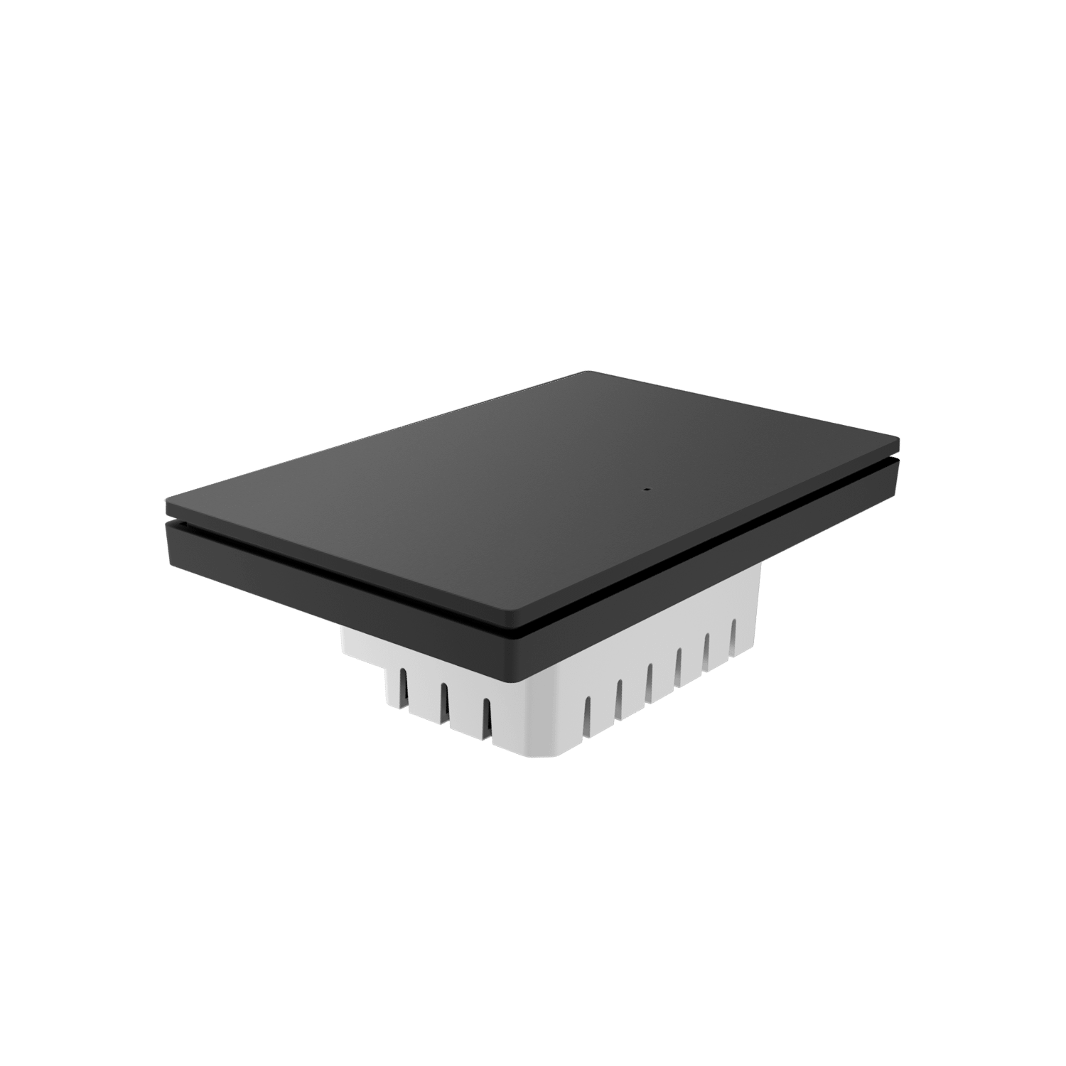 akubela zigbee smart light switch 1 gang Glass surface Black