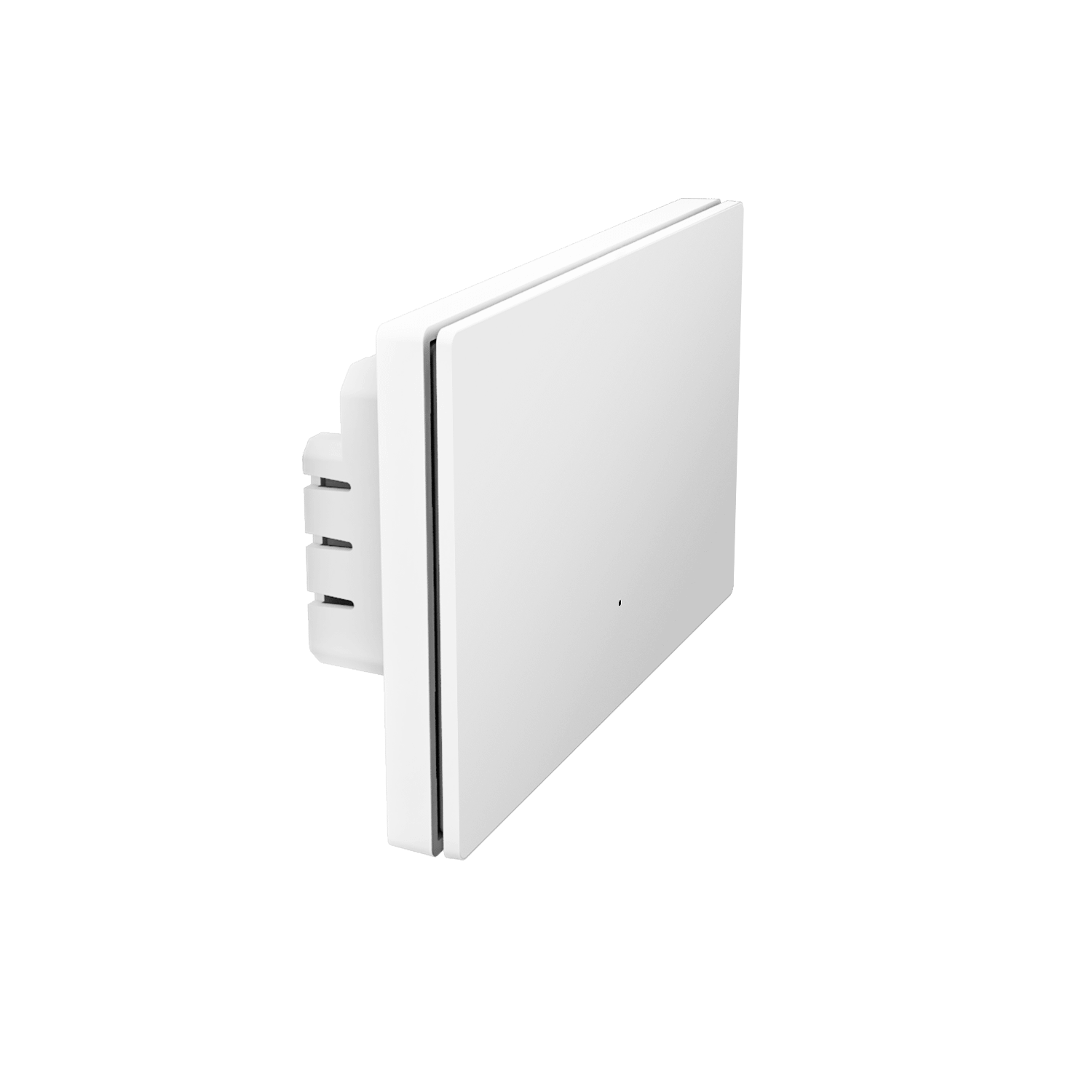 akubela zigbee smart light switch 1 gang Glass surface White - Image 2