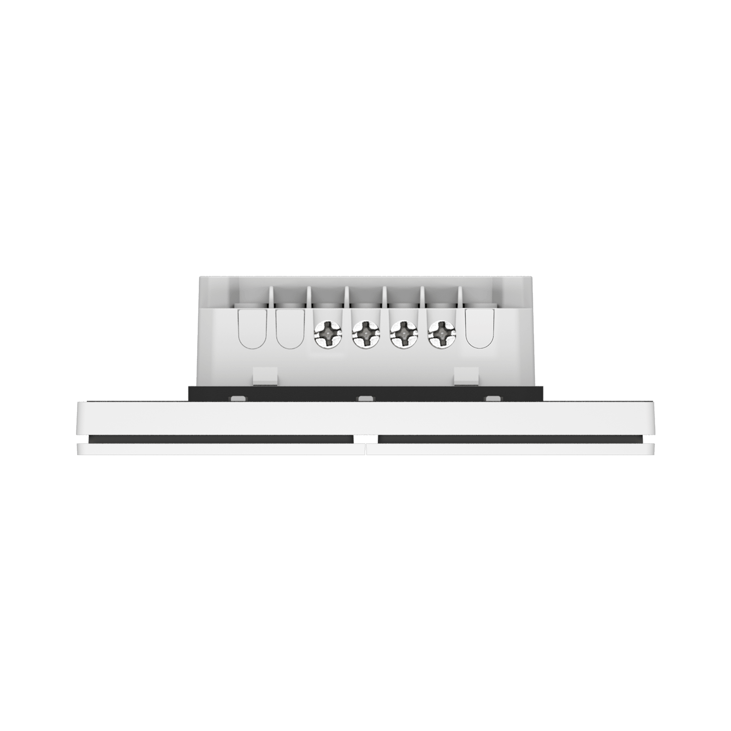 akubela zigbee smart light switch 2 gang Glass surface White - Image 4