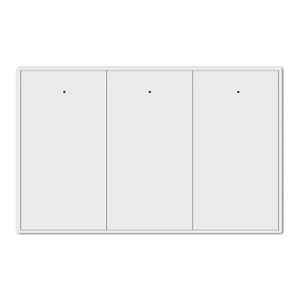 BO SMART Tuya Zigbee Neutral Smart Wall Light Switch 3 Gang White