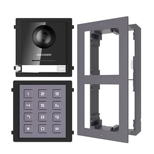 Hikvision 2nd Gen IP Intercom Kit, Door Station, Keypad Module & Surface Mount
