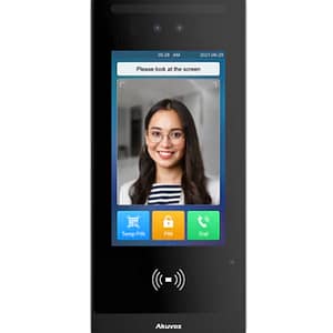 AKUVOX E18C 7 INCH TOUCHSCREEN LINUX VIDEO DOOR PHONE With Facial Recognition