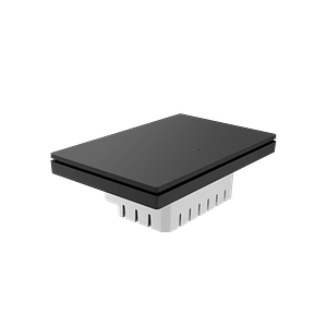 akubela zigbee smart light switch 1 gang Glass surface Black