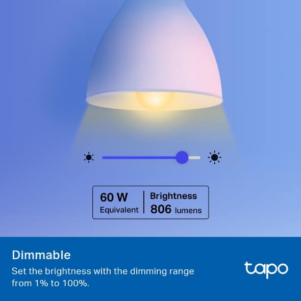 TP-Link Tapo Smart Wi-Fi Light Bulb, Multicolor L530B - Image 5